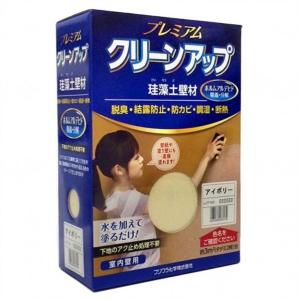 フジワラ化学 プレミアムクリーンアップ 珪藻土 壁材 1坪用 アイボリー 3kg 壁材 リフォーム diy