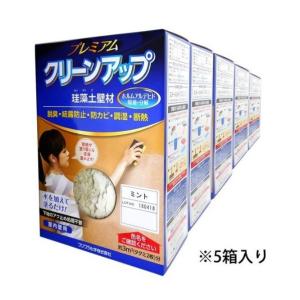フジワラ化学 プレミアム クリーンアップ 珪藻土壁材 5坪用 ミント