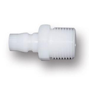 フローバル 樹脂カップラーPOM製プラグオネジ(JS) ネジR(PT)1/4 JS-02POM 0