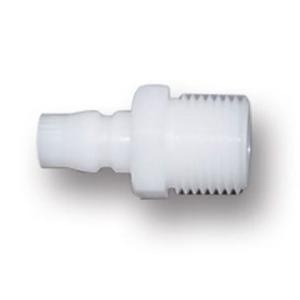 フローバル 樹脂カップラーPOM製プラグオネジ(JS) ネジR(PT)1/2 JS-04POM 0