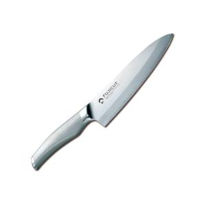 富士カトラリー FUJICUT #7000 オールステンレス モリブデンバナジウム鋼割込庖丁 牛刀 180mm 刃渡り:180mm×全長:300mm