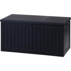 フジボウエキ 収納BOXベンチ 270L ブラック 38357
