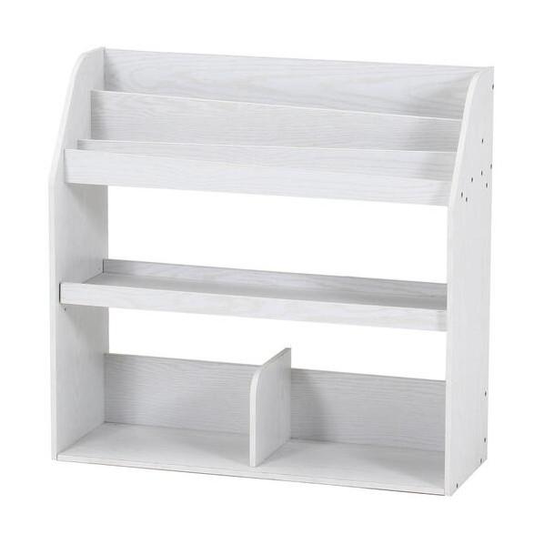 フジボウエキ ブックラック 80幅 オークWH 51497