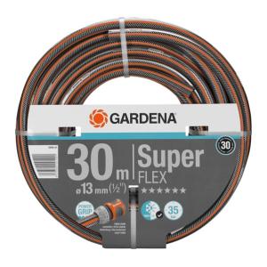 ガルデナ(GARDENA) プレミアム SuperFLEXホース 13 mm(1/2インチ) 長さ30m オレンジ/黒 18096-20