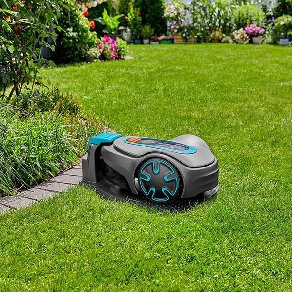 GARDENA(ガルデナ)ロボット芝刈り機 SILENO minimo 500m2ブルー/ダークグレ...
