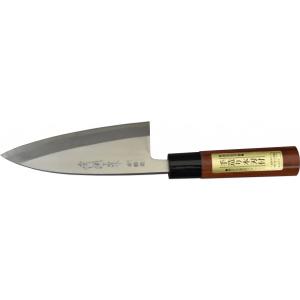 堺孝行 堺菊孝（堺孝行）改良霞研 黄鋼 出刃 150 mm 【朴・PC柄】 : 唯