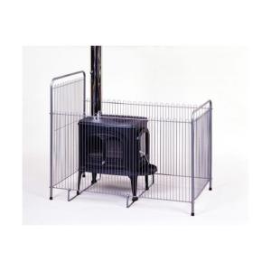 グリーンライフ 薪ストーブ用ガード G SG-120H キャニオンストーングレー