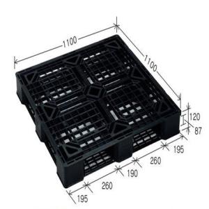岐阜プラスチック工業 リスパレット JLタイプ ブラック JL-D4-1111E4