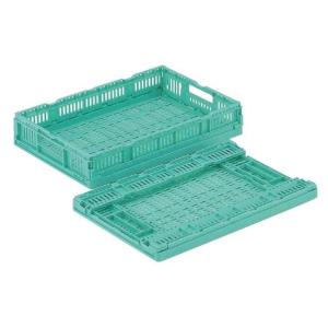 岐阜プラスチック工業 折りたたみコンテナー グリーン RS-M610 1