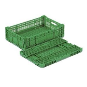 岐阜プラスチック工業 折りたたみコンテナー グリーン RS-MM29