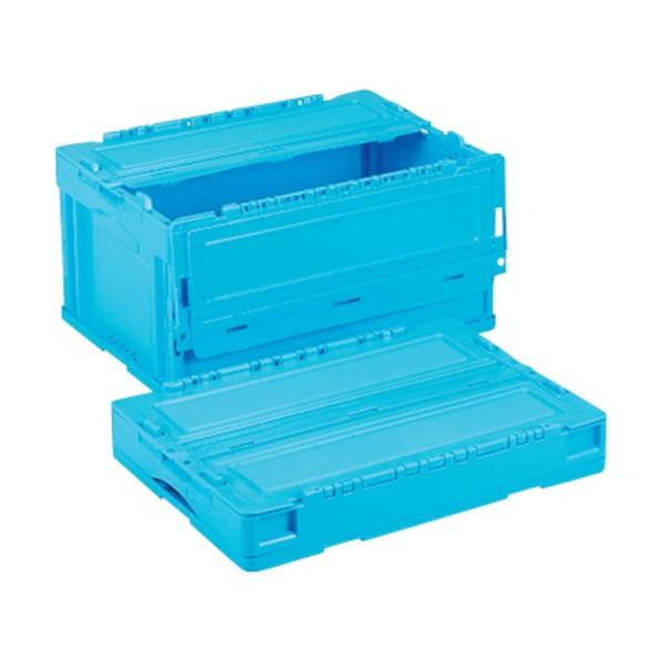 岐阜プラスチック工業 折りたたみコンテナーCS-S41NR 青 CSS41NRB