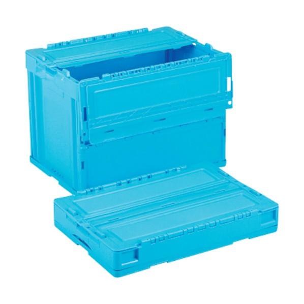 岐阜プラスチック工業 折りたたみコンテナーCS-S61NR 青 CSS61NRB