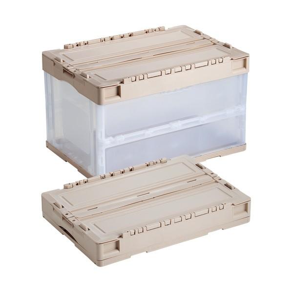 岐阜プラスチック工業 エンジェル折りコン CS-S51NR-4 エンジェル ブラウン/透明 ブラウン...