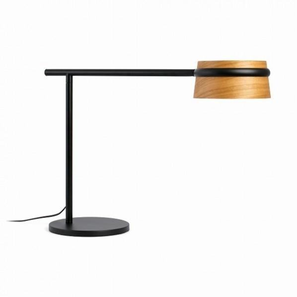 ゴーリキアイランド LOOP LED Black table lamp with clip ウッド・...