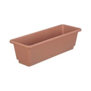 グリーンパル プランター 目皿付 ブラウン D-650