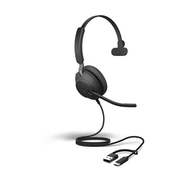 GNオーディオジャパン 【法人専用品】USB 片耳ヘッドセット Jabra Evolve2 40 S...