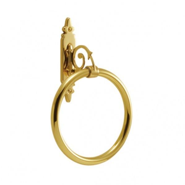 ゴーリキアイランド タオルリング CL 真鍮クリアー仕上げ 幅165×高さ246×奥行80mm 64...