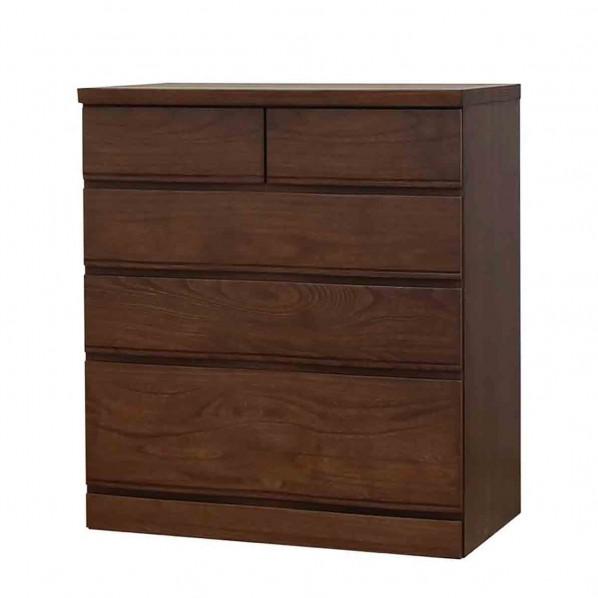 グリーンクロス 桐詞 幅78 4段 チェスト 家具 収納 ウォールナット 6300074129 1台