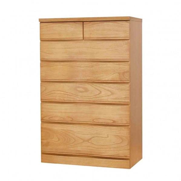 グリーンクロス 桐詞 幅78 6段 チェスト 家具 収納 ナチュラル 6300074134 1台