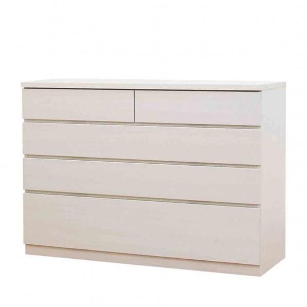 グリーンクロス シルフ 幅118 4段 チェスト 家具 収納 ホワイト 6300074143 1台