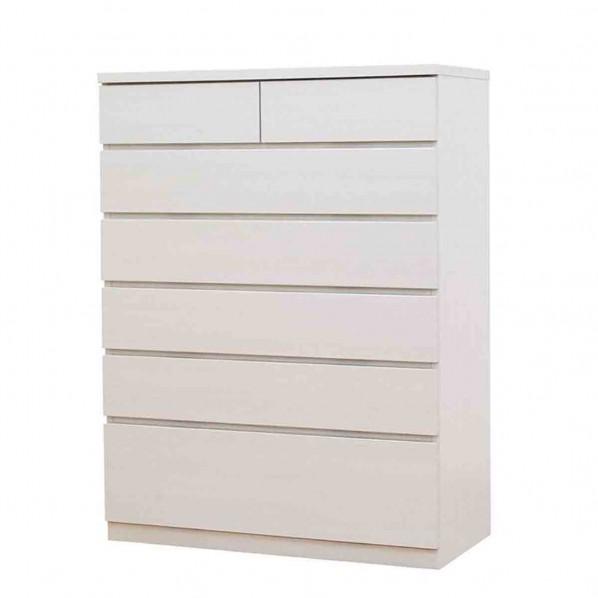 グリーンクロス シルフ 幅88 6段 チェスト 家具 収納 ホワイト 6300074146 1台