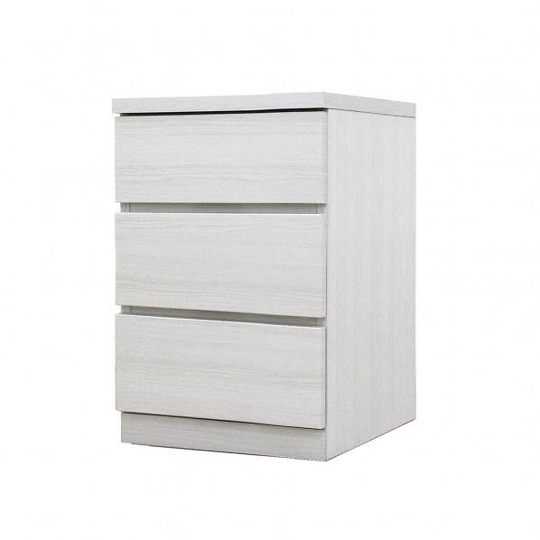 グリーンクロス フィット 幅40 3段 チェスト 奥行44cm 家具 収納 ホワイト 6300074...