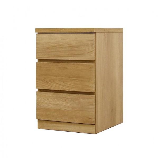 グリーンクロス フィット 幅40 3段 チェスト 奥行44cm 家具 収納 オーク 63000741...