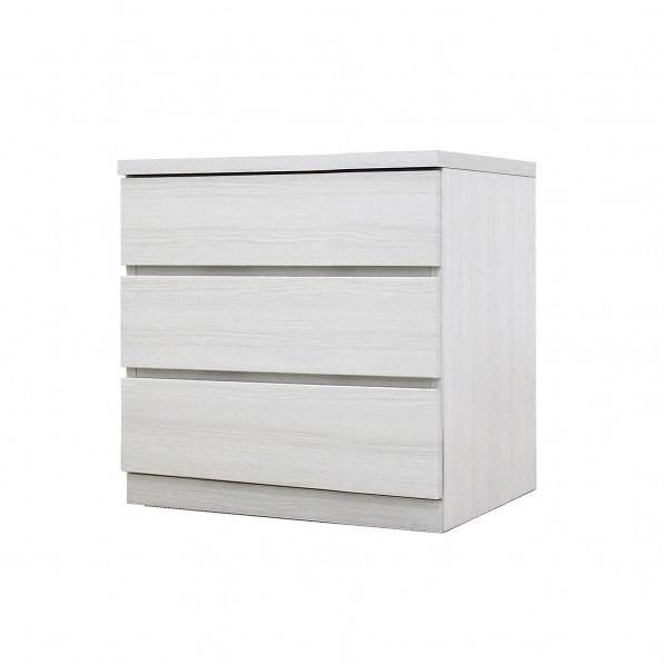 グリーンクロス フィット 幅60 3段 チェスト 奥行44cm 家具 収納 ホワイト 6300074...