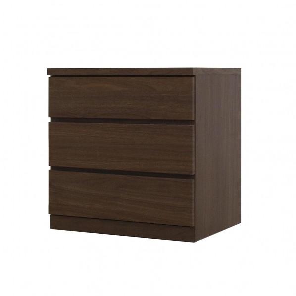 グリーンクロス フィット 幅60 3段 チェスト 奥行44cm 家具 収納 ウォールナット 6300...