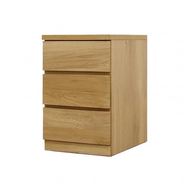 グリーンクロス フィット 幅40 3段 チェスト 奥行55cm 家具 収納 オーク 63000741...