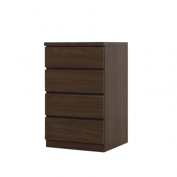 グリーンクロス フィット 幅50 4段 チェスト 奥行44cm 家具 収納 ウォールナット 6300...