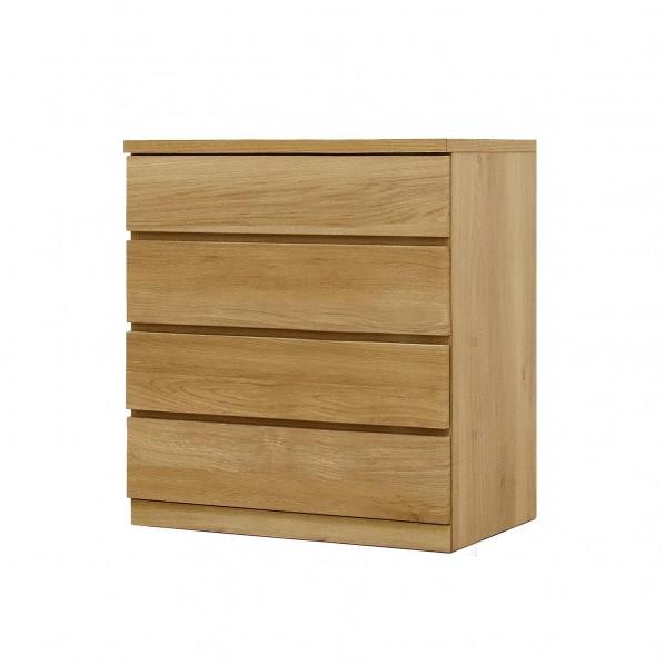 グリーンクロス フィット 幅70 4段 チェスト 奥行44cm 家具 収納 オーク 63000742...