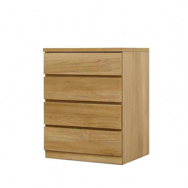 グリーンクロス フィット 幅60 4段 チェスト 奥行55cm 家具 収納 オーク 63000742...