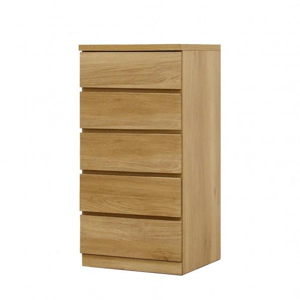 グリーンクロス フィット 幅50 5段 チェスト 奥行44cm 家具 収納 オーク 63000742...