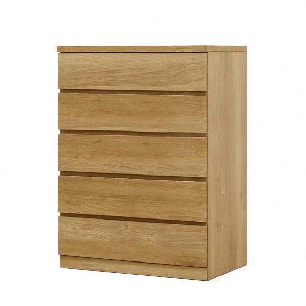 グリーンクロス フィット 幅70 5段 チェスト 奥行44cm 家具 収納 オーク 63000742...