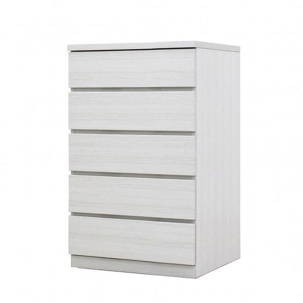 グリーンクロス フィット 幅60 5段 チェスト 奥行55cm 家具 収納 ホワイト 6300074...