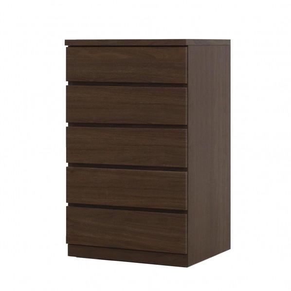 グリーンクロス フィット 幅60 5段 チェスト 奥行55cm 家具 収納 ウォールナット 6300...