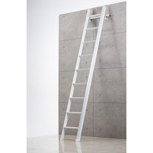 ※法人専用品※長谷川工業ルカーノロフトラダー全長:3.17mホワイトLML1.0-31