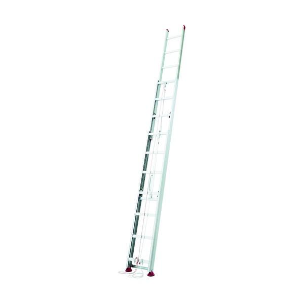 ※法人専用品※長谷川工業 3連はしご シルバー 全長9.80m HD3-98b 1台