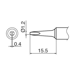 白光(HAKKO) こて先Ｓ９型 T18-S9