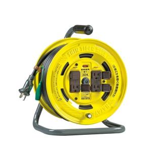 電工ドラムハタヤBR-201型100V20m ハタヤ HATAYA 電工ドラム コードリールBR型 単相100V BR-201KX 20M