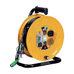 ハタヤ 家庭用コードリールJT-III漏電遮断器付サーモカット＆アースチェック付 SBJ3-101KE