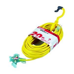 ハタヤ ハタヤ2P延長コード20mレモン イエロー 334 x 161 x 75 mm SX-203-Y