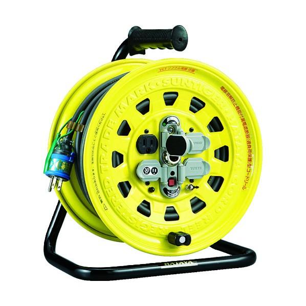 ハタヤ ハタヤサンタイガーリール単相100V型30m温度センサー・アースチェック付 TBG-301K...