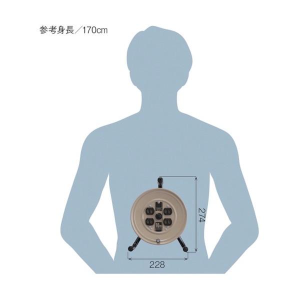 ハタヤ ハタヤ温度センサー付コードリール単相100V10Mアース付 JS-101KS 1点