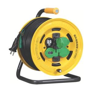 HATAYA 屋外用サンデーレインボーリールミニ 10m 2個口コンセント SS