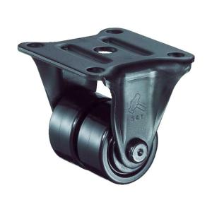ハンマーキャスター 低床式中荷重用固定双輪ナイロンＢ車３８ｍｍ 550RBN238BAR01