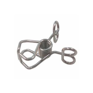金井産業 ブース装飾クリップ 太さ:2mm 全長:40mm 幅 :20mm 280002364 クリップ
