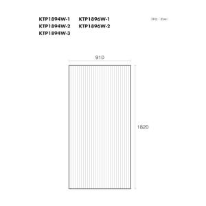 光 ポリカ中空ボード 透明 1820 x 910 x 4 mm KTP1894W-1｜diy-tool