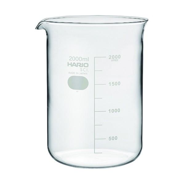 ハリオサイエンス ビーカー 目安目盛付 2000ml B-2L-SCI